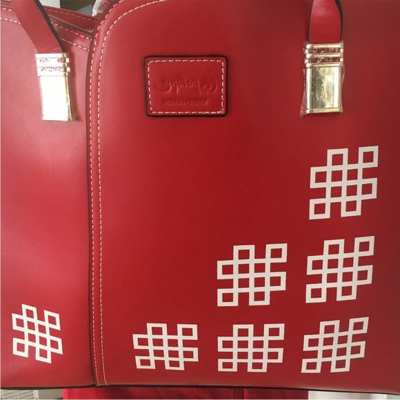 NWT TIBETAN  Design Shoulder Tote Bag With Pockets Inside Large - Picture 5 of 5